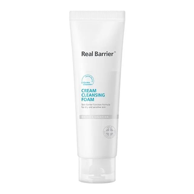 Real Barrier [Renew] Cream Cleansing Foam 220ml – Gentle, Hydrating Cream Foam Cleanser for Smooth, Balanced Skin - Korean Beauty KR