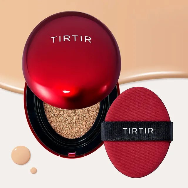 TIRTIR Mask Fit Red Cushion – Full Coverage Cushion Foundation for Flawless, Long - Lasting Skin - Korean Beauty KR