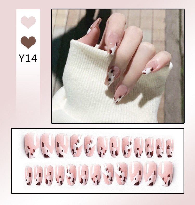 Siren Press on Nails Glue on Kit for Women | Nail Glue & Tools Extra Long Stiletto False Nails, Vampy Black Red Metallic Sharp Tips, Dangerous Glam Nail Art for Night Out CQ