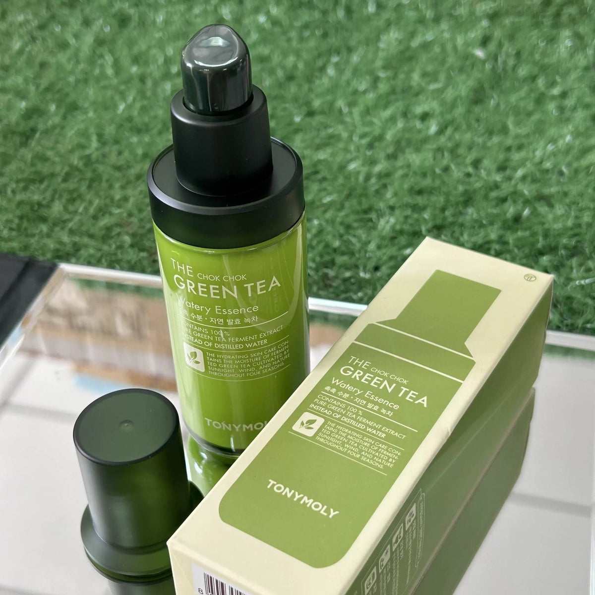 Tony Moly The Chok Chok Green Tea Watery Skin 180ml – Hydrating & Refreshing Toner for Soft, Glowing Skin - Korean Beauty KR