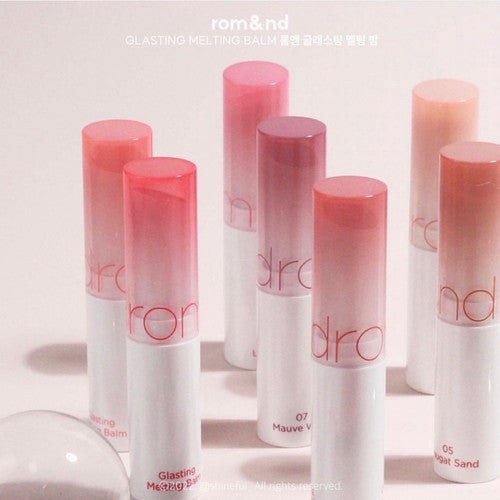 Rom&nd Glasting Melting Balm 3.5g – Hydrating & Glossy Balm for Soft, Luscious Lips - Korean Beauty KR