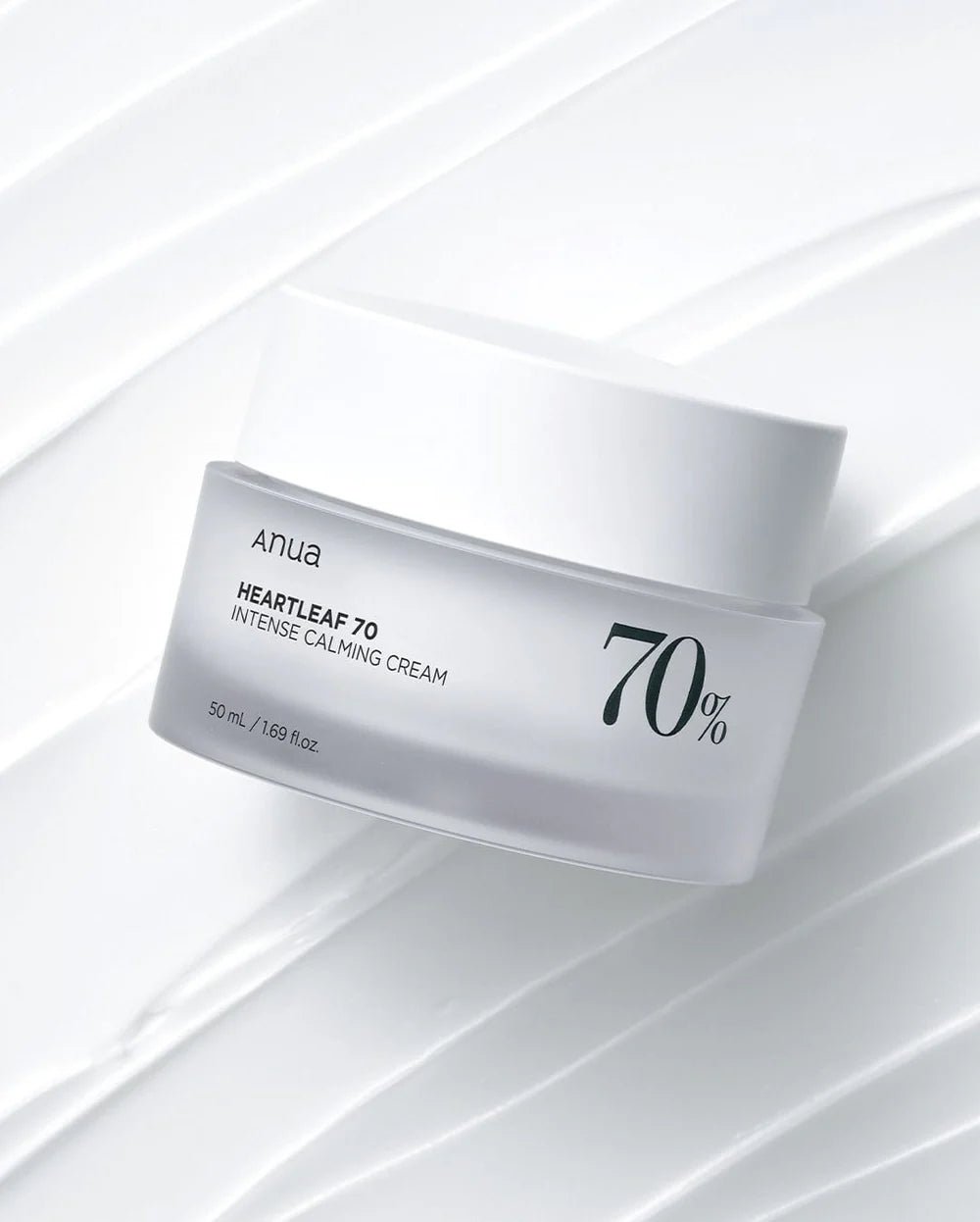 Anua Heartleaf 70% Intense Calming Cream 50ml – Soothing Cream for Irritated & Sensitive Skin - Korean Beauty KR