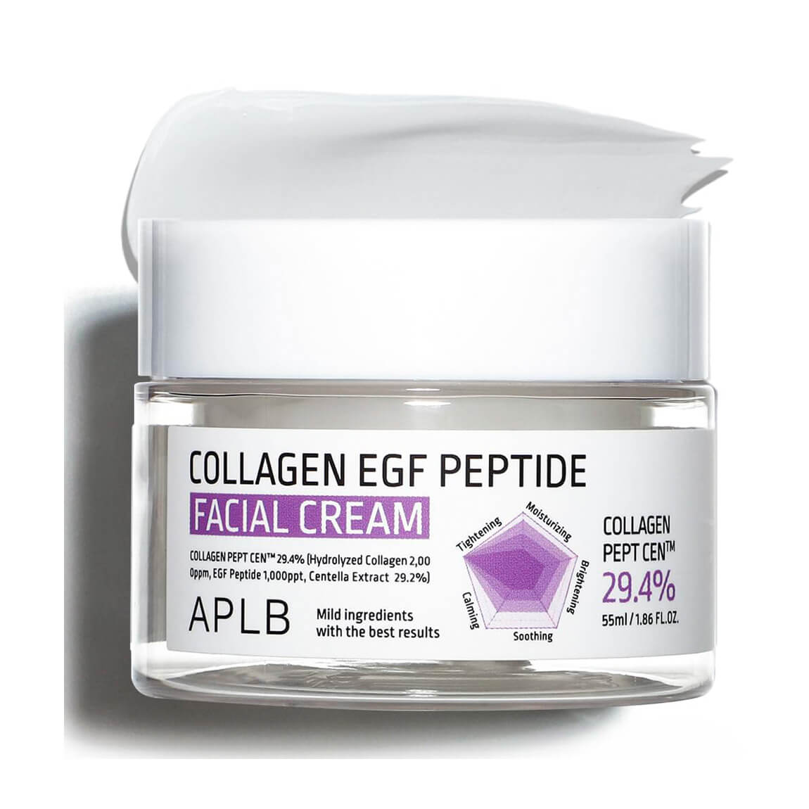 APLB Collagen EGF Peptide Facial Cream 55ML - Korean Beauty KR