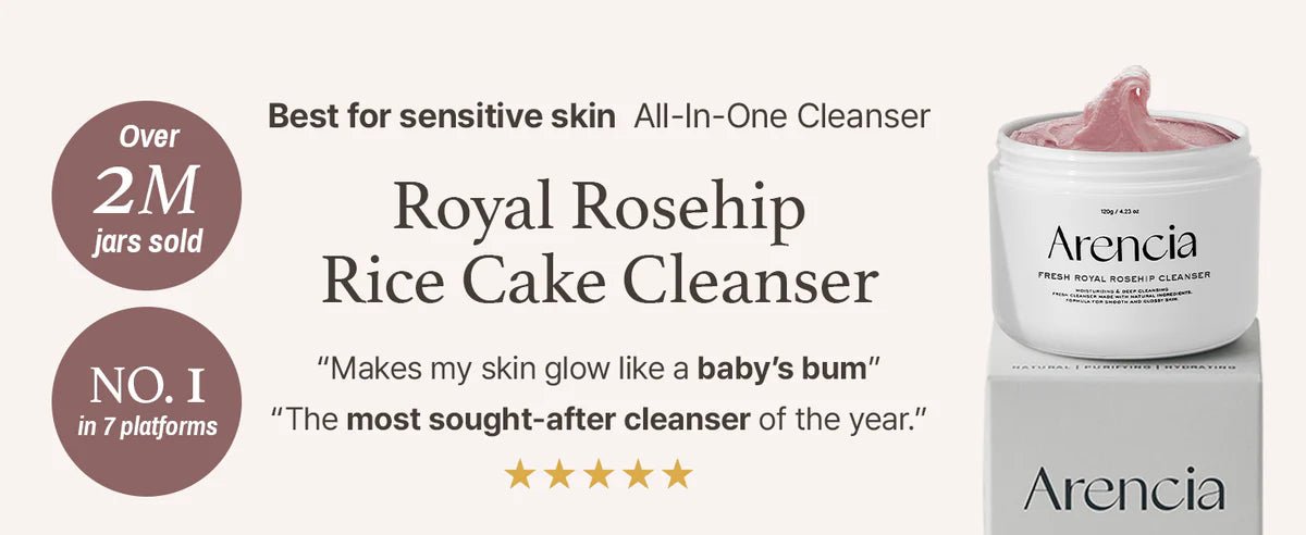 ARENCIA Fresh Rosehip Mochi Cleanser 120G - Korean Beauty KR