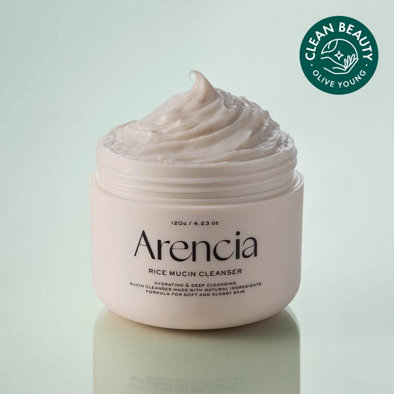 ARENCIA RICE MUCIN CLEANSER 120G - Korean Beauty KR