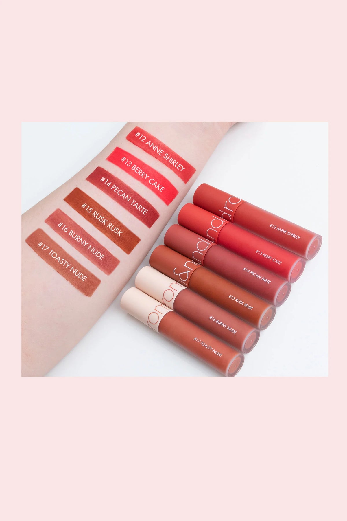 Rom&ND Zero Velvet Tint Baked Velvet Series – Long - Lasting Matte Lip Tint for Smooth, Velvety Lips - Korean Beauty KR