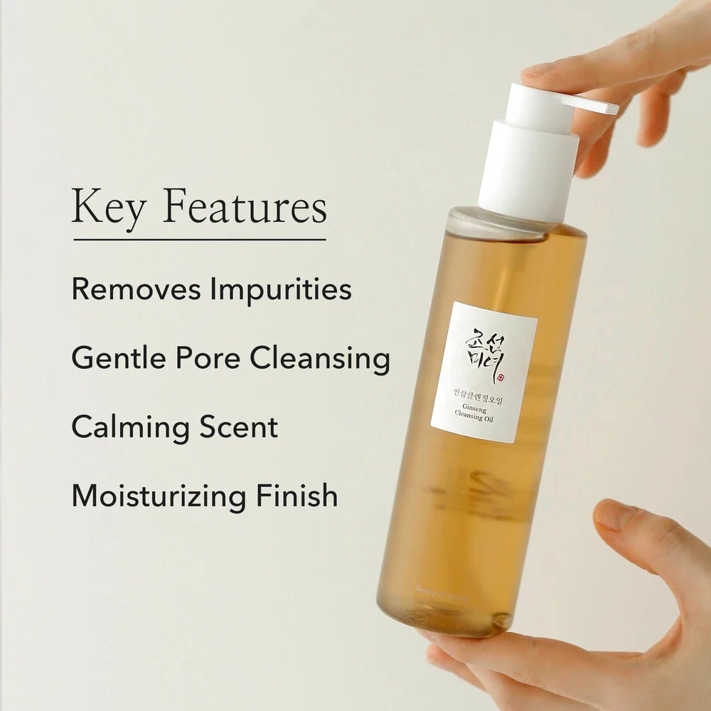 Beauty of Joseon Ginseng Cleansing Oil 210ml – Nourishing & Deep Cleansing Oil for Soft, Hydrated Skin - Korean Beauty KR