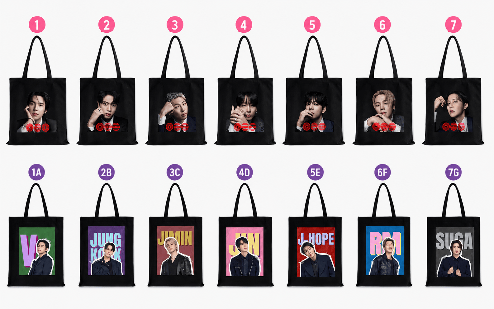 BTS Canvas Bag - Korean Beauty KR