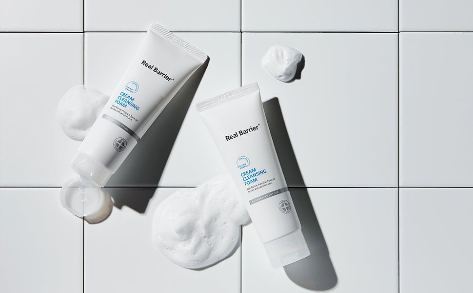 Real Barrier [Renew] Cream Cleansing Foam 220ml – Gentle, Hydrating Cream Foam Cleanser for Smooth, Balanced Skin - Korean Beauty KR
