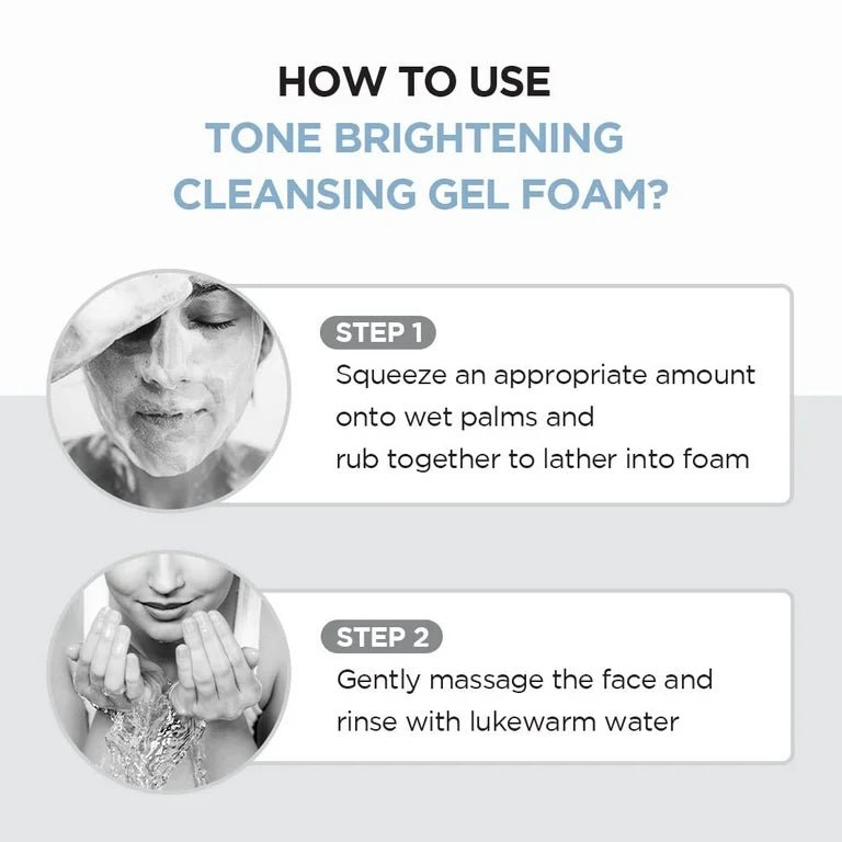 SKIN1004 Madagascar Centella Tone Brightening Cleansing Gel Foam 125ml – Soothing & Brightening Cleanser with Centella Asiatica - Korean Beauty KR