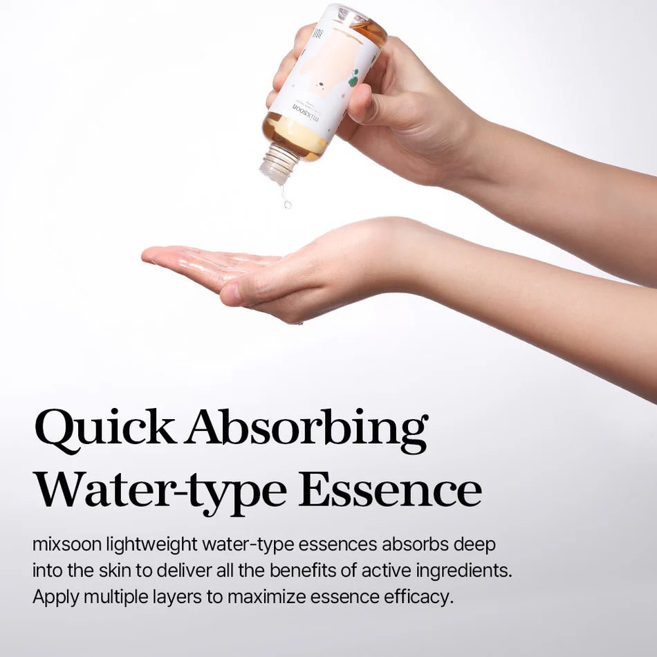 Mixsoon Soondy Centella Asiatica Essence 100ml – Calming & Hydrating Essence for Sensitive Skin - Korean Beauty KR