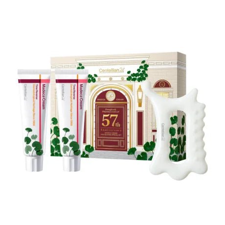 Centellian24 MADECA CREAM TIME REVERSE 57TH ANNIVERSARY EDITION (TIME REVERSE 50ml*2 + GUASHA) - Korean Beauty KR