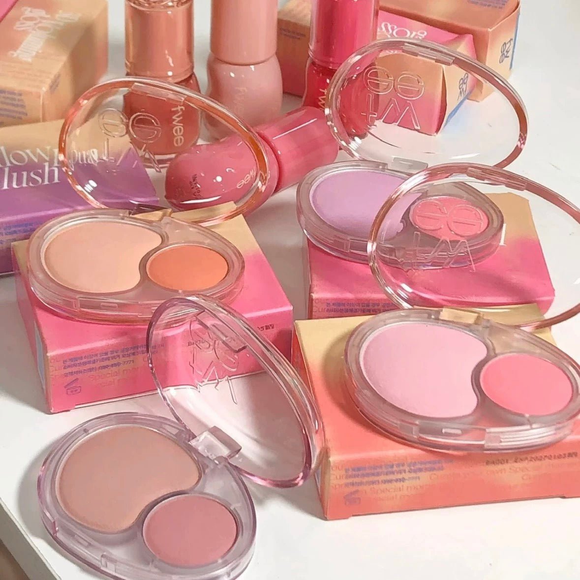 fwee MELLOW DUAL BLUSHER 7.2g – Buildable & Natural - Finish Blush for Soft, Radiant Cheeks - Korean Beauty KR