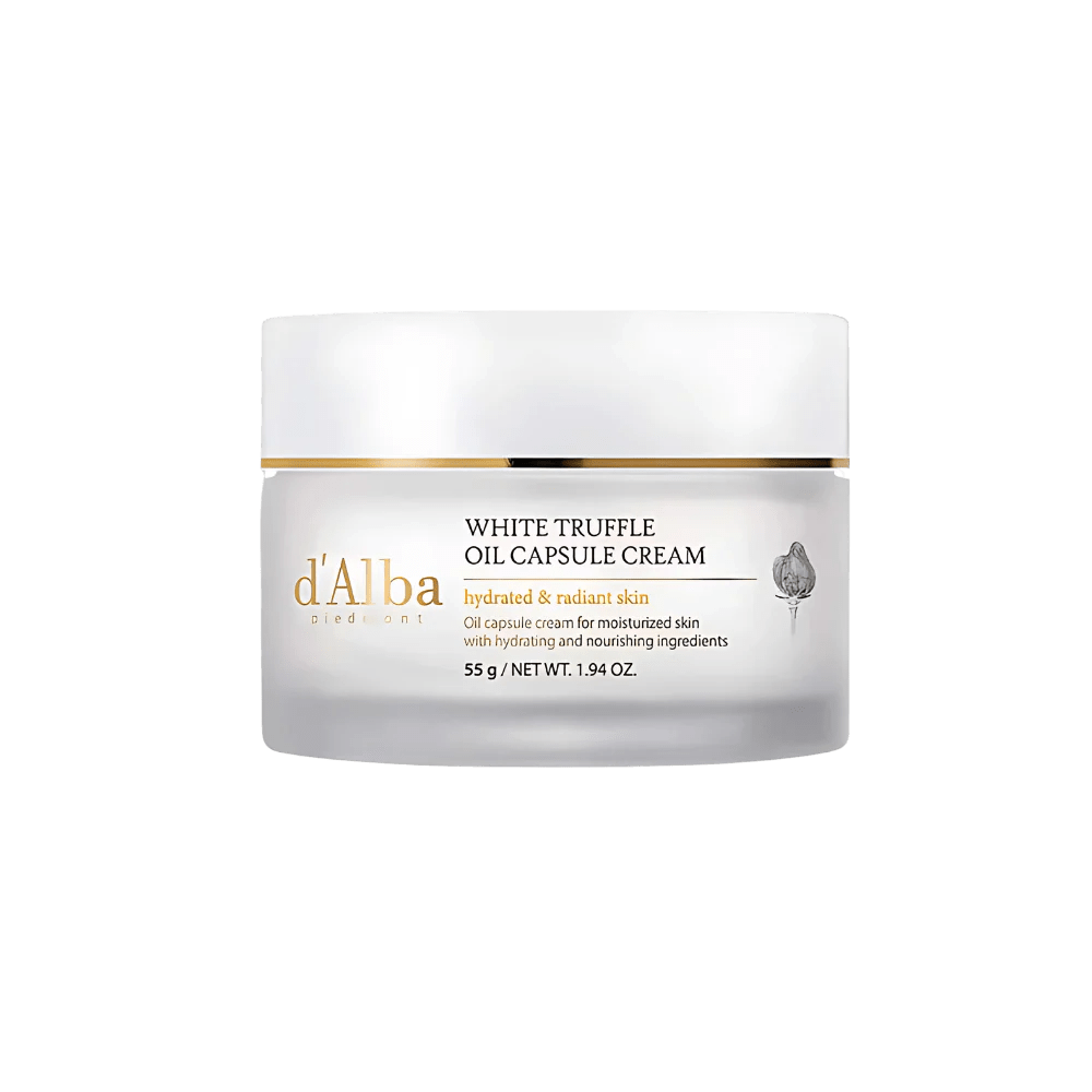 d'Alba White Truffle Oil Capsule Cream 55g – Nourishing & Anti - Aging Cream for Smooth, Radiant Skin - Korean Beauty KR