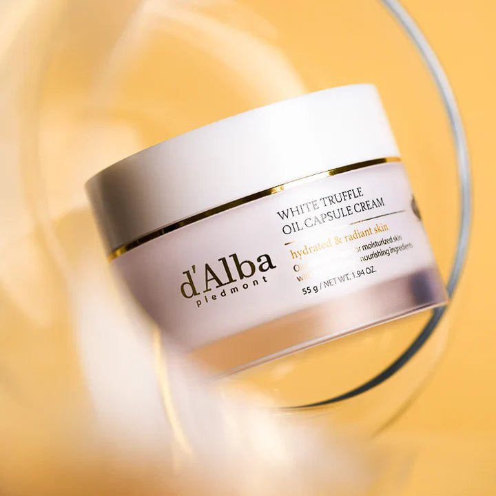 d'Alba White Truffle Oil Capsule Cream 55g – Nourishing & Anti - Aging Cream for Smooth, Radiant Skin - Korean Beauty KR