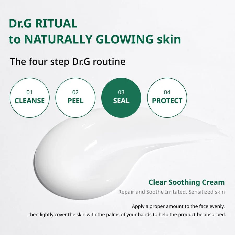 Dr.G Red Blemish Clear Soothing Cream 70ml – Calming & Hydrating Cream - Korean Beauty KR