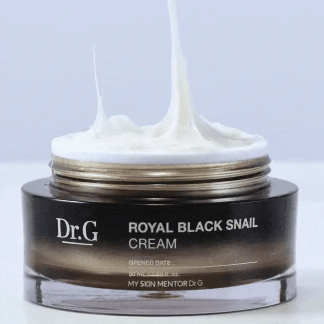 Dr.G Royal Black Snail Cream 50ml – Anti - Aging & Hydrating Cream for Firm, Youthful Skin - Korean Beauty KR