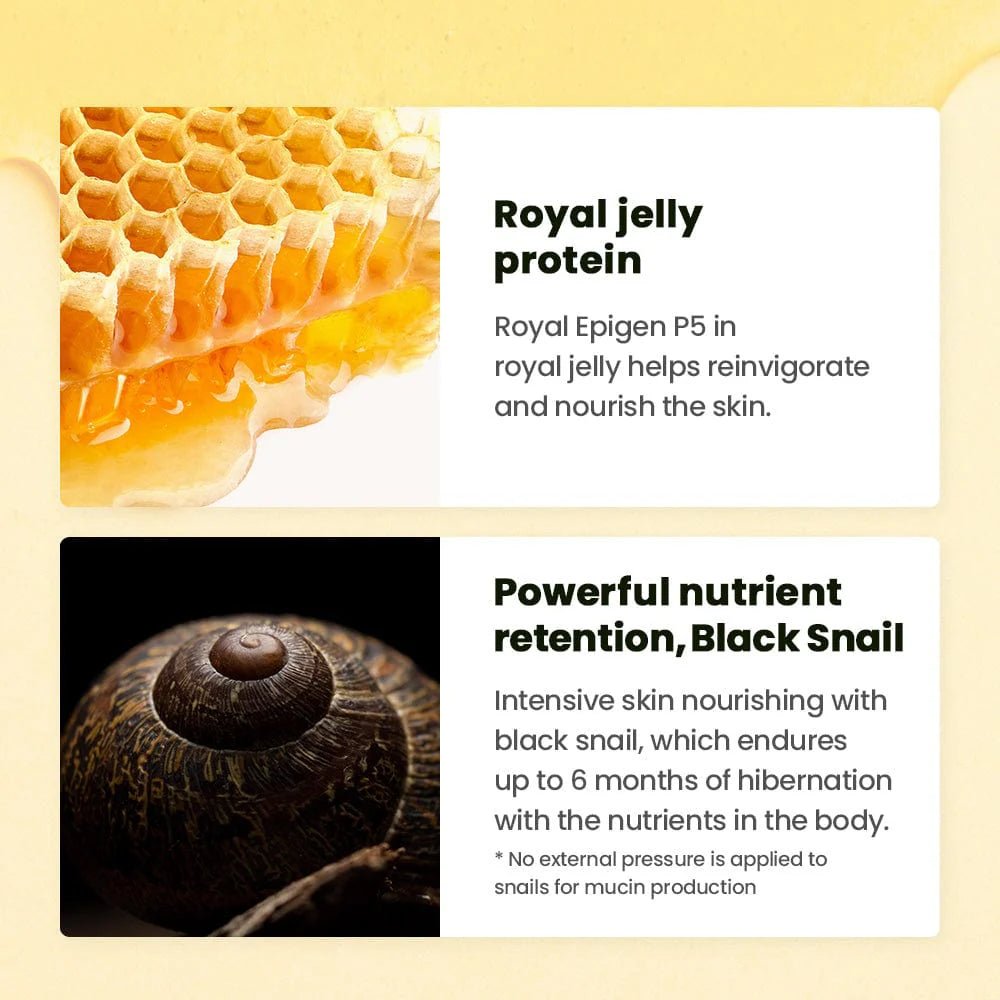 Dr.G Royal Black Snail Cream 50ml – Anti - Aging & Hydrating Cream for Firm, Youthful Skin - Korean Beauty KR