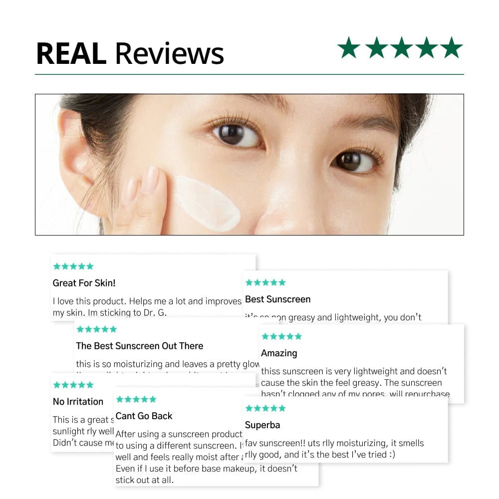 Dr. G R.E.D Blemish Soothing Up Sun 50ml – Soothing Sunscreen for Blemish - Prone Skin with High SPF50+ PA++++ Protection - Korean Beauty KR