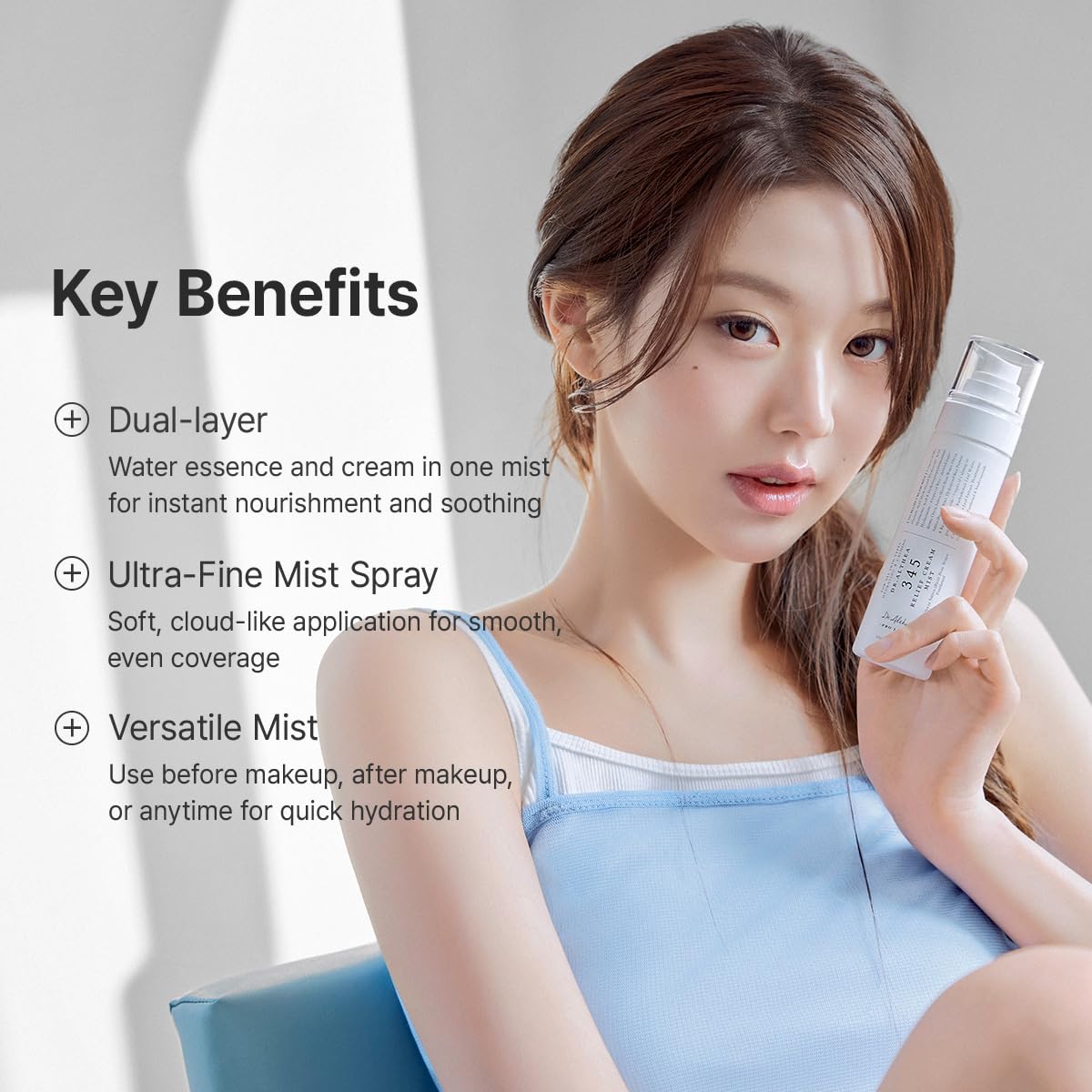 Dr.Althea 345 Relief Cream Mist | Hydrating Facial Mist with Rice Extract | Soothing Care for Sensitive Skin - Korean Beauty KR