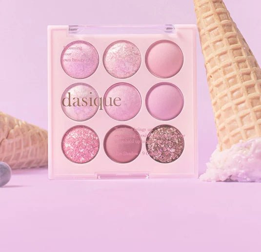 DASIQUE Eyeshadow Palette 20 Blueberry Sorbet – Vibrant & Long - Lasting Eyeshadows for Bold, Stunning Looks - Korean Beauty KR