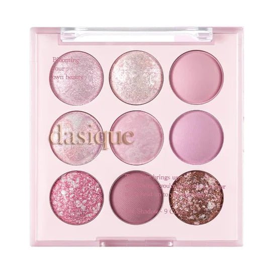 DASIQUE Eyeshadow Palette 20 Blueberry Sorbet – Vibrant & Long - Lasting Eyeshadows for Bold, Stunning Looks - Korean Beauty KR