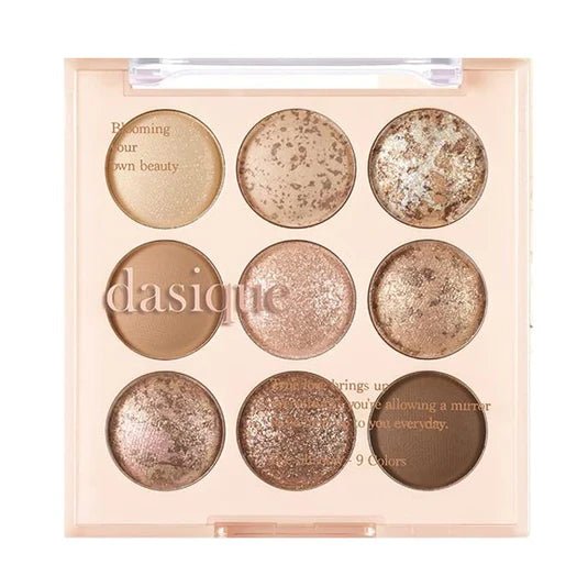 Dasique Shadow Palette 21 Almond Vanilla – Neutral & Versatile Eyeshadows for Soft, Natural Looks - Korean Beauty KR