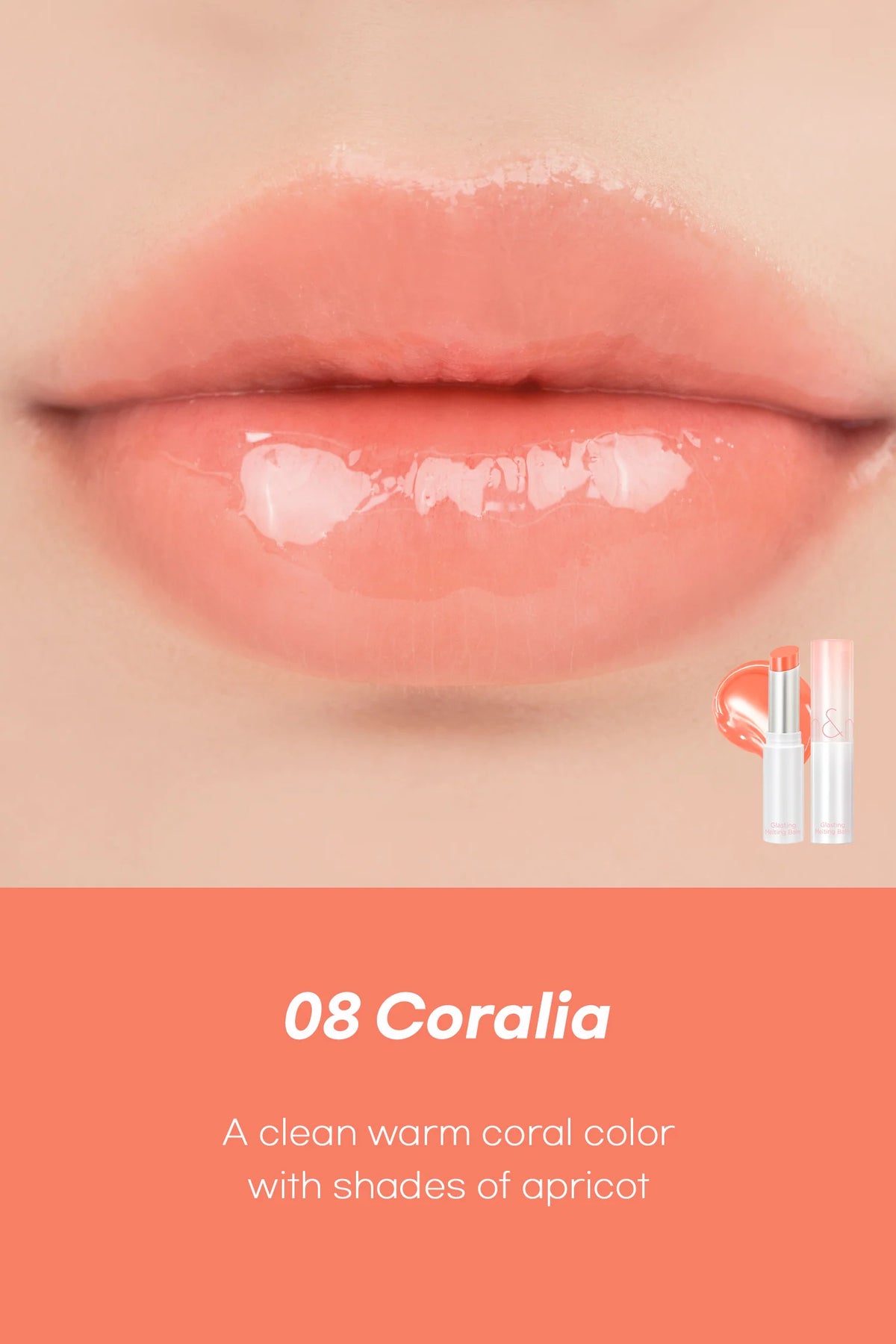 Rom&nd Glasting Melting Balm 3.5g – Hydrating & Glossy Balm for Soft, Luscious Lips - Korean Beauty KR