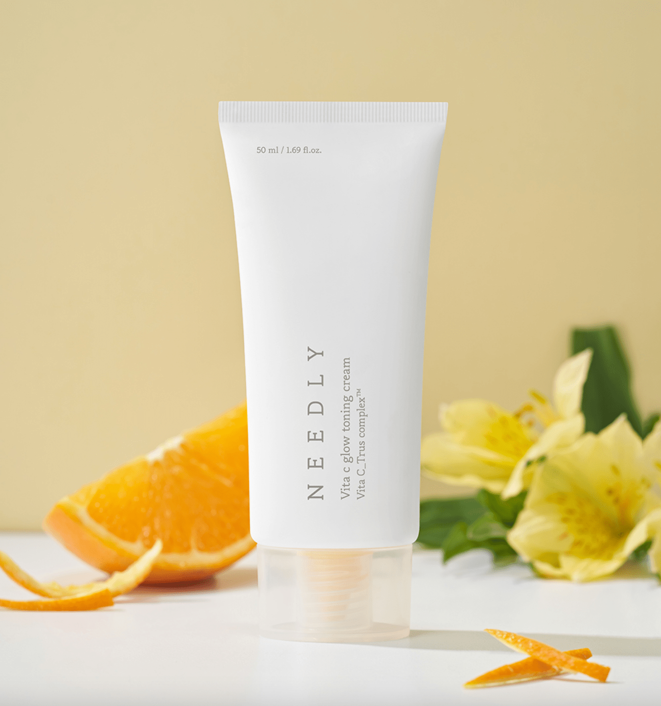 FREE GIFT | Needly Vita C Glow Toning Cream 50ml – Brightening & Hydrating Cream for Radiant, Even Skin Tone - Korean Beauty KR