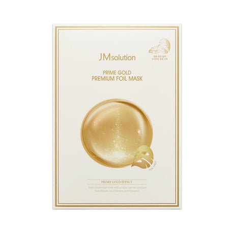 JMSOLUTION GOLD PREMIUM FOIL MASK - 1 pcs - Korean Beauty KR
