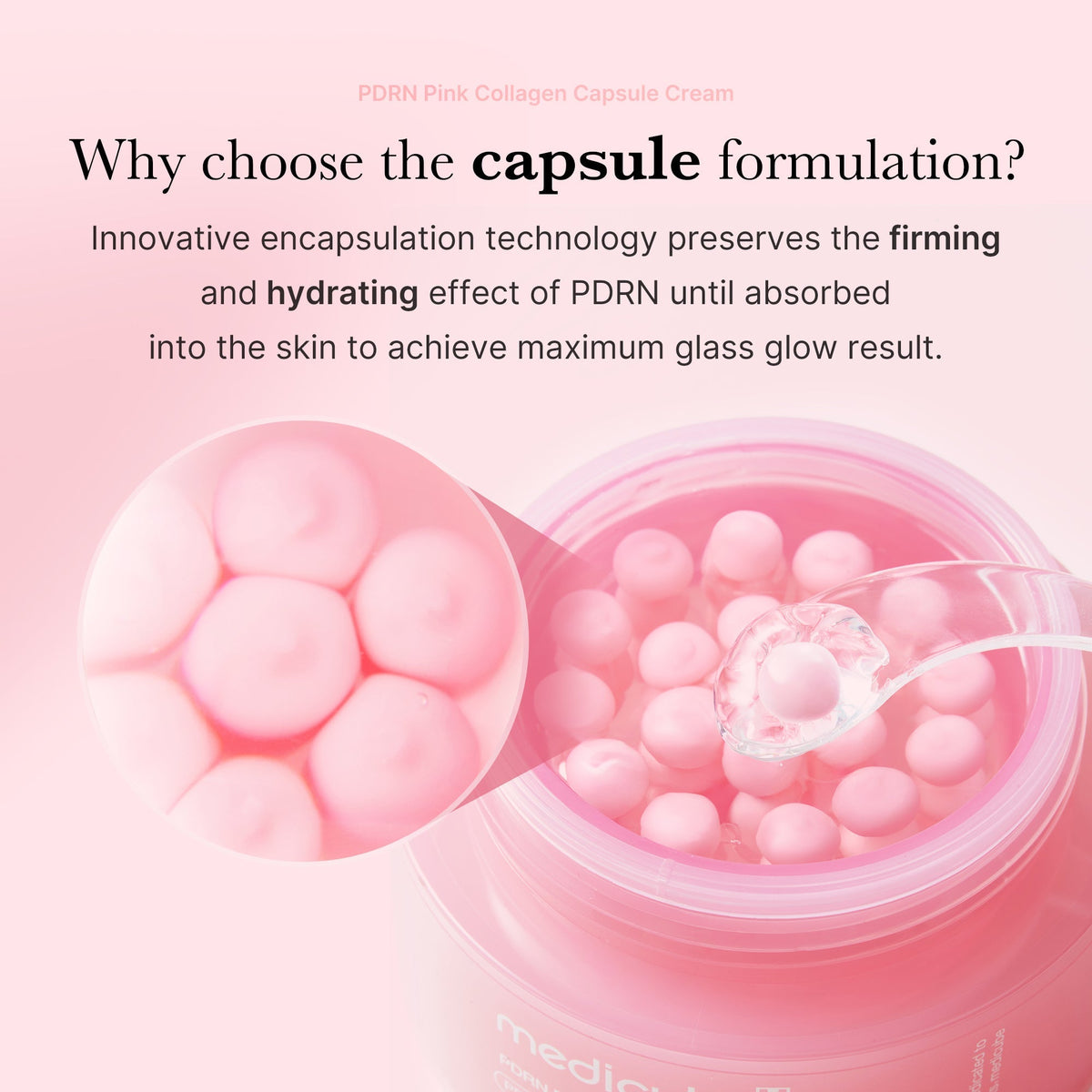 Medicube PDRN Pink Collagen Capsule Cream 55g - Korean Beauty KR