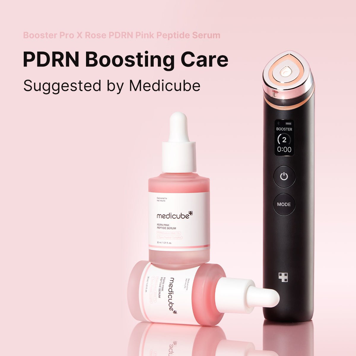 Medicube PDRN Pink Peptide Serum 30ml - Korean Beauty KR