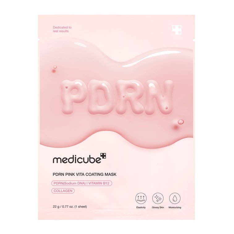 Medicube PDRN PINK VITA COATING MASK 1PC - Korean Beauty KR