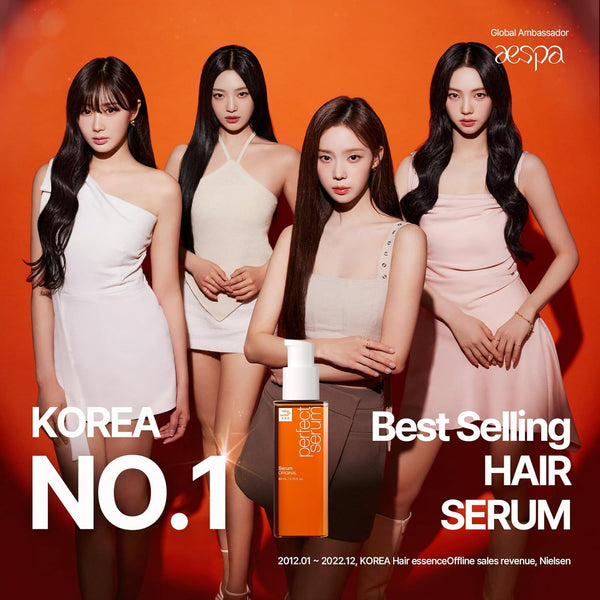 Mise-en-scene Perfect Serum Original - Heat Protectant Hair Oil for Frizzy & Dry | Argan Oil | Visibly Smooths & Softens | Add Shine All Hair Types