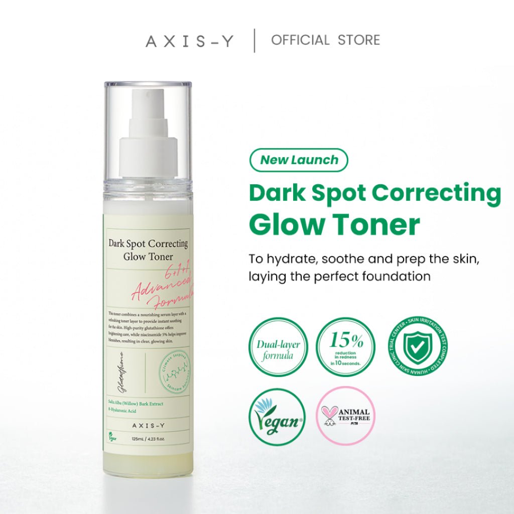 Axis - y Dark Spot Correcting Glow Toner 125ml – Brightening & Even Skin Tone Toner for Dark Spots - Korean Beauty KR