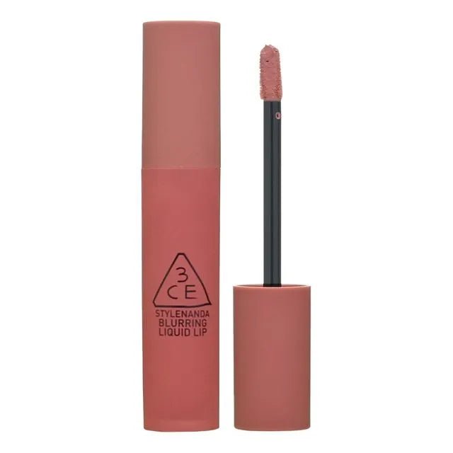 3CE Blurring Liquid Lip – Soft Matte Lipstick for Blurred, Smooth Lips with Long - Lasting Color - Korean Beauty KR