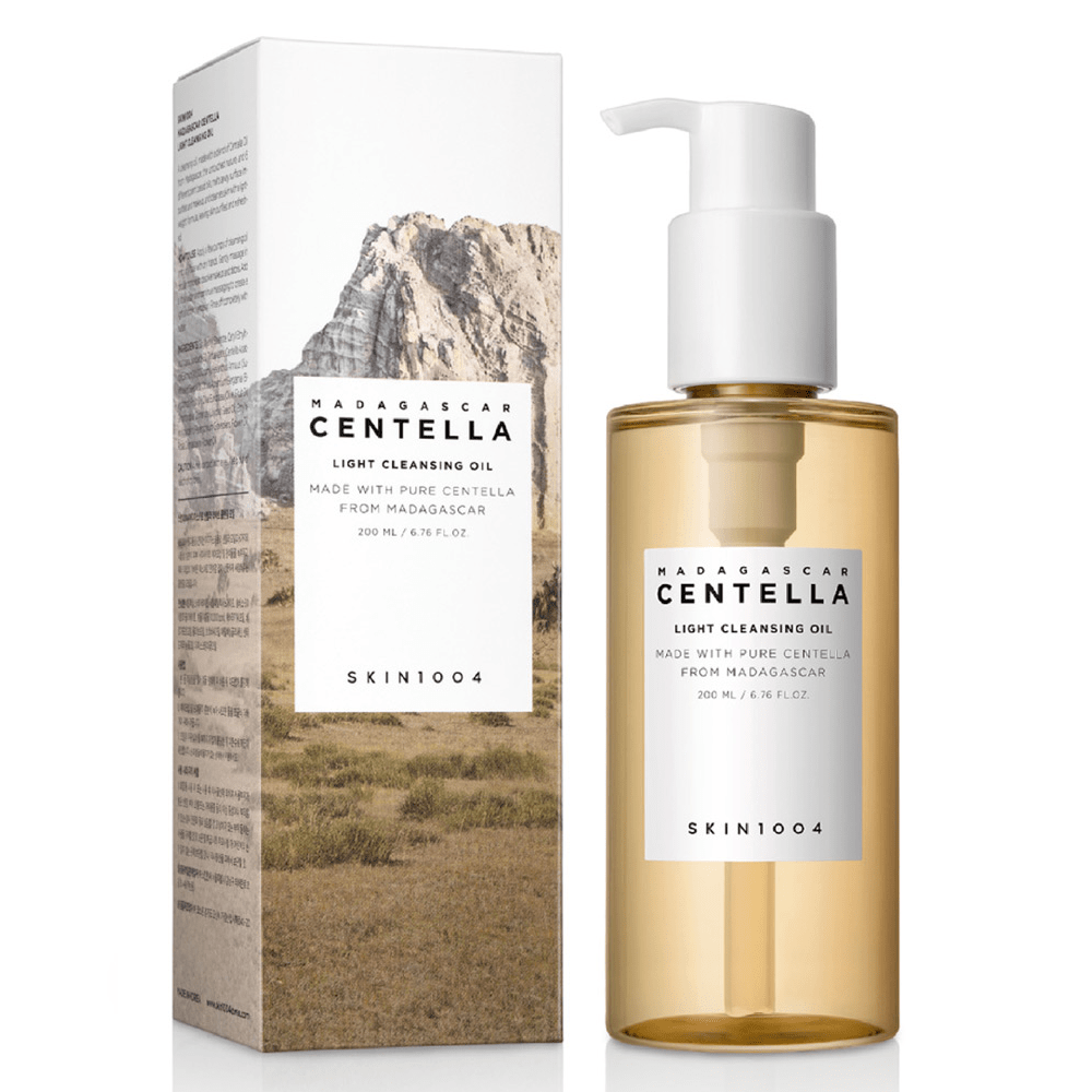 SKIN1004 Madagascar Centella Light Cleansing Oil – Gentle & Hydrating Oil Cleanser for Sensitive, Clean Skin - Korean Beauty KR