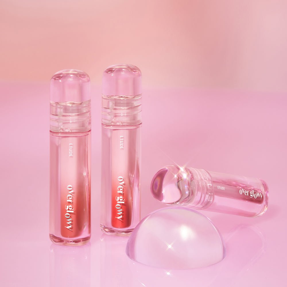 Etude Over Glowy Tint 3g (6 Colors) – Hydrating & Glowing Lip Tint for Fresh, Radiant Lips - Korean Beauty KR