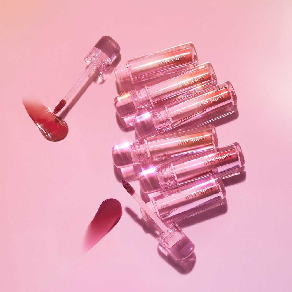 Etude Over Glowy Tint 3g (6 Colors) – Hydrating & Glowing Lip Tint for Fresh, Radiant Lips - Korean Beauty KR