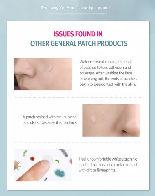 Pyunkang Yul Acne Spot Patch Super Thin – Ultra - Thin Acne Patches for Fast, Discreet Blemish Treatment - Korean Beauty KR