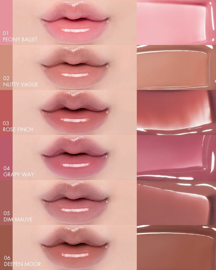Rom&nd Glasting Color Gloss – Hydrating Lip Gloss for Glossy, Vibrant Color - Korean Beauty KR