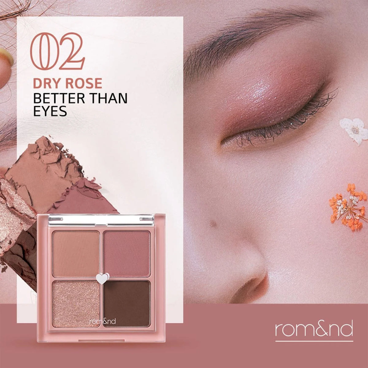 Rom&nd Better Than Palette – Versatile Eyeshadow Palette for Bold, Stunning Eye Looks - Korean Beauty KR