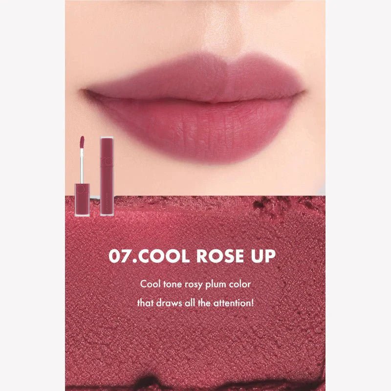 Rom&nd Blur Fudge Tint – Soft Matte Lip Tint for Smooth, Long - Lasting Color - Korean Beauty KR