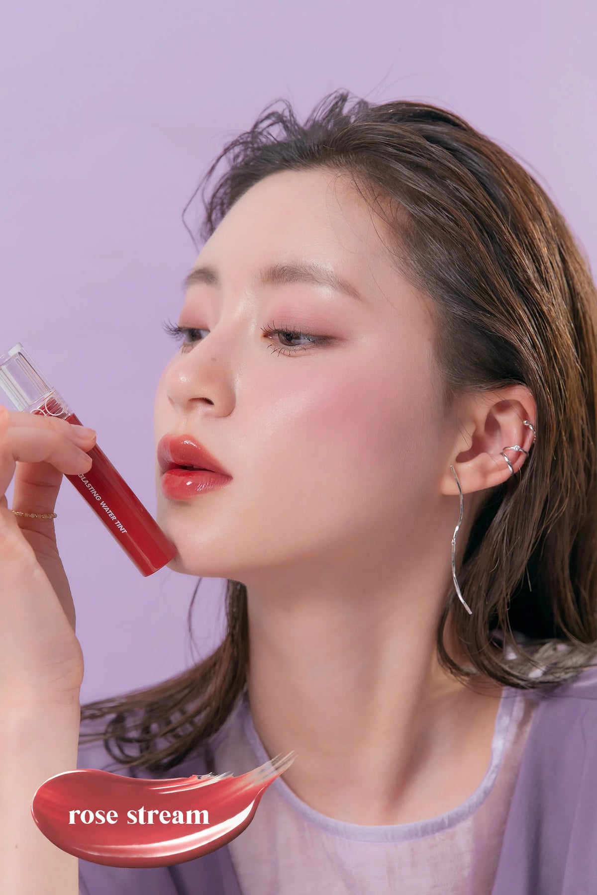 Rom&nd Glasting Water Tint – Hydrating Lip Tint for Glossy, Long - Lasting Colo - Korean Beauty KR
