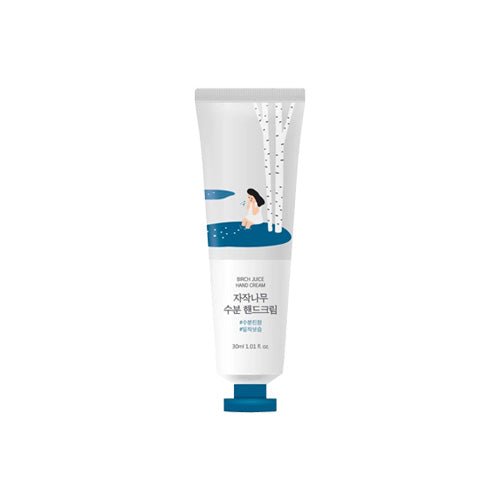 ROUND LAB Birch Juice Hand Cream 30ml - Korean Beauty KR