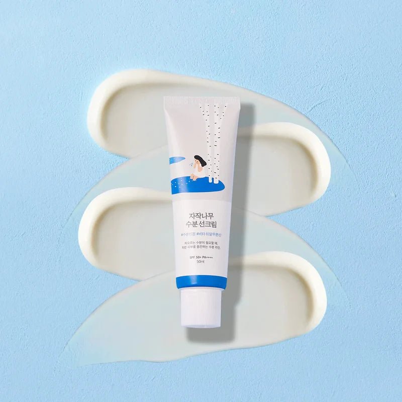 Round Lab Birch Juice Moisturizing Sunscreen SPF 50+ PA++++ 50ML+50ML - Korean Beauty KR