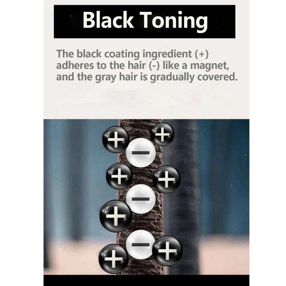 Double Effector Hair Loss Care for Gray Hair Black Shampoo 543ml – Hair Thickening & Gray Hair Treatment Shampoo for Strong, Healthy Hair - Korean Beauty KR