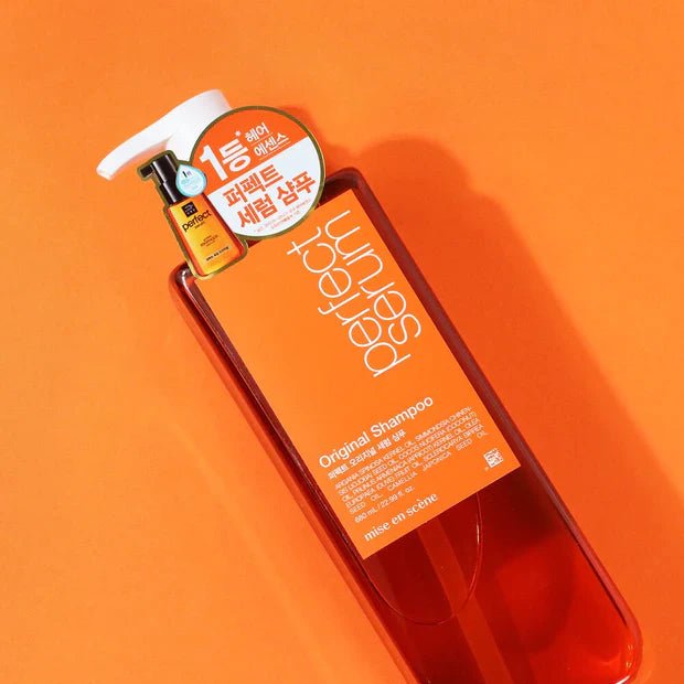 Mise en Scene Perfect Serum Original Shampoo 680ml – Nourishing & Repairing Shampoo for Healthy, Shiny Hair - Korean Beauty KR
