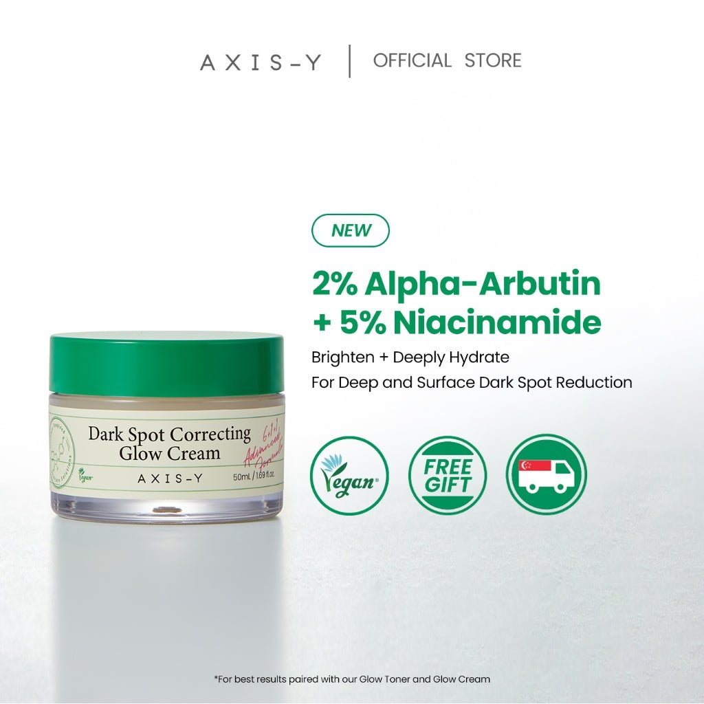 Axis - y Dark Spot Correcting Glow Cream 50ml – Brightening & Repairing Cream for Even Skin Tone - Korean Beauty KR