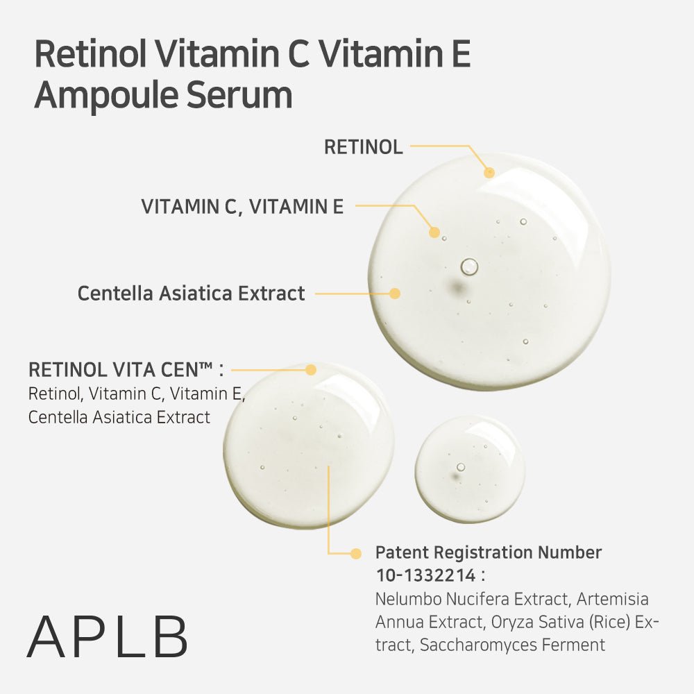 APLB Retinol Vitamin C Vitamin E Facial Cream 55ml – Anti - Aging, Brightening & Nourishing Skincare for Youthful Glow - Korean Beauty KR